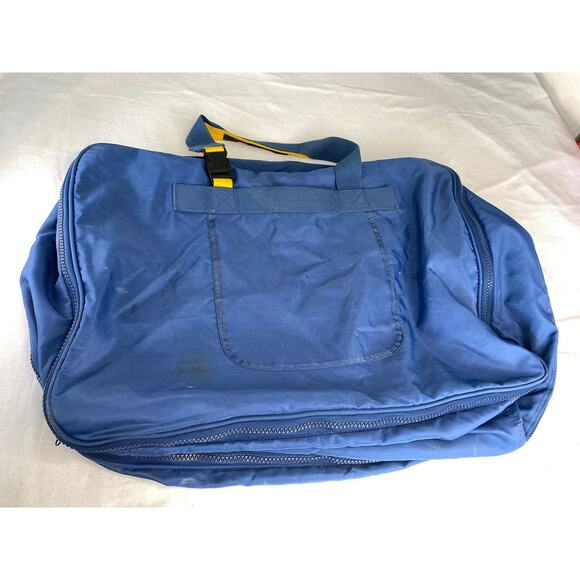 Lucas BIG Blue Expandable Duffle Bag With Feet 3 Pocket 29” - Picture 2 of 6